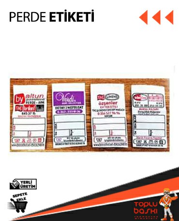 Sticker Baskı Çorlu